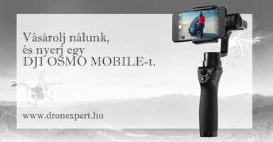 Vásárolj nálunk legalább 20 000 Ft értékben, és nyerj egy DJI Osmo Mobile-t! 