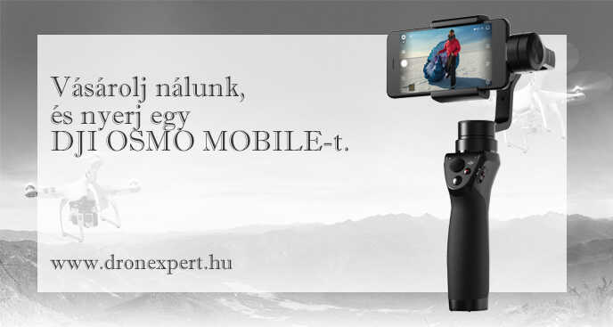 Vásárolj nálunk legalább 20 000 Ft értékben, és nyerj egy DJI Osmo Mobile-t! 