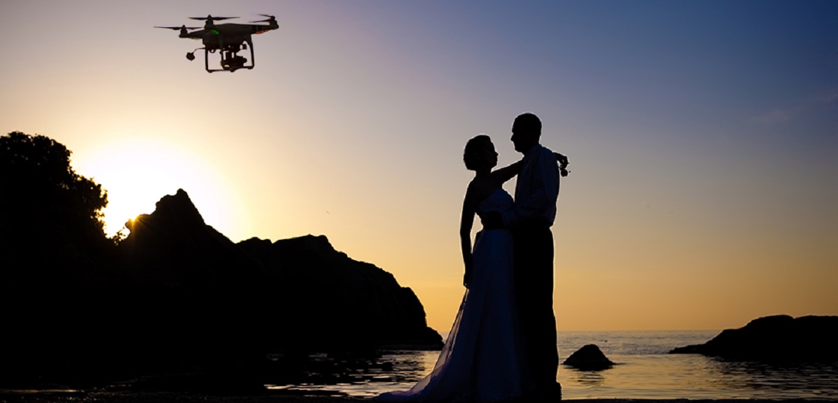 Esküvői drónozás